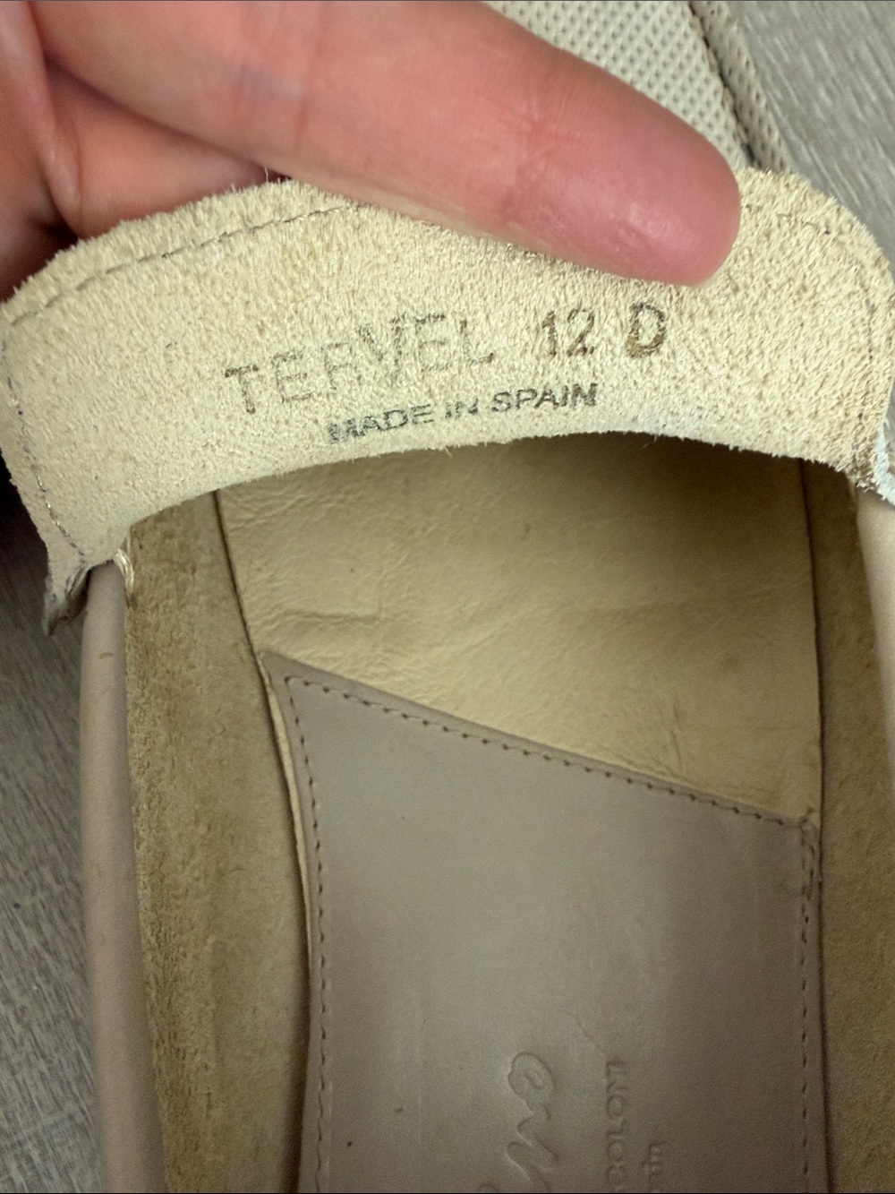 Sandro Moscoloni Men’s Beige Mesh Slip-On Loafers - Picture 5 of 6